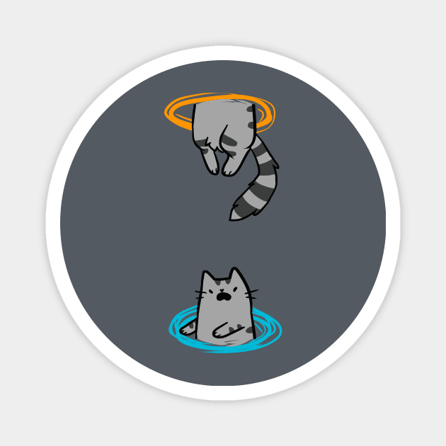 Portal Cat Magnet by crowlines